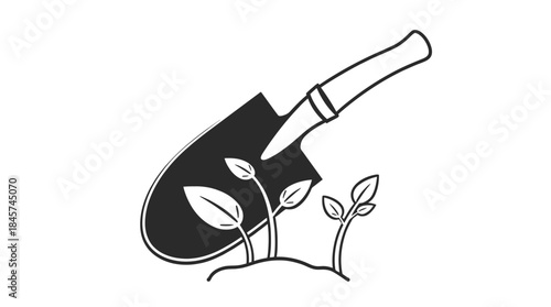 Black and white cat silhouette vector illustration icon object design