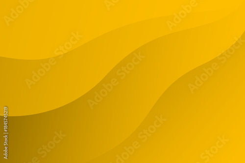 Abstract background with yellow curve and dark shadow color. Vector illustration