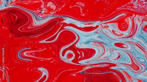 Abstract, bright, red, grey video background with smooth light waves and glowing lines. Dynamic and energetic, for video editing and intros