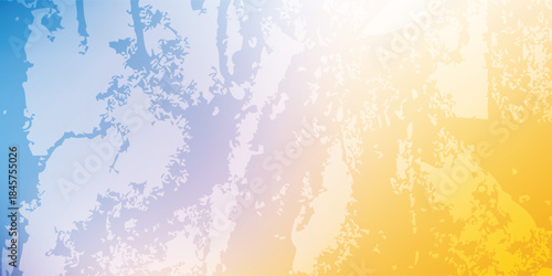 Abstract Gradient Background with Distressed Map Texture Blending Blue Purple and Warm Yellow Tones.