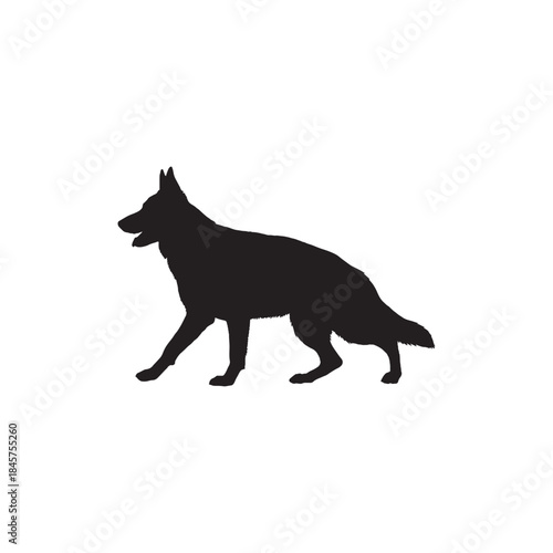 German Shepherd Silhouettes Collection,German Shepherd Silhouettes,Vector German Shepherd Silhouettes,Dog Silhouettes,german shepherd vector