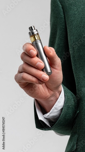 Wallpaper Mural A man is holding a vape in his hand Torontodigital.ca