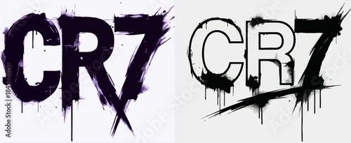 CR7 Bold Typography Streetwear T-Shirt, Grunge Helvetica Style, Football png, cr7 png, footballer, Football player, t-shirt design, typography design, CR7 typography, bold helvetica font,