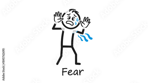 Cartoon vector illustration of a person's hand holding a sign symbolizing world success, health, and love