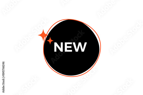 Set of new arrival tag icon set. 