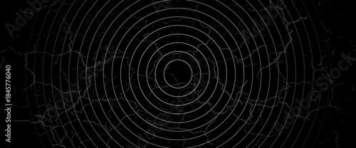 Seamless circular lines pattern radio wave background, radio wave illustration background.