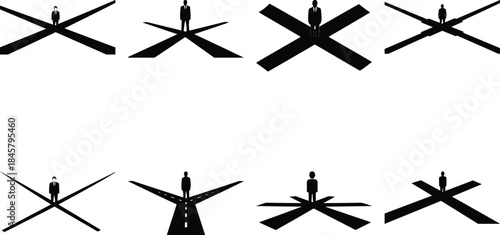 Black barbed wire frame vector with Christian cross religious symbol design