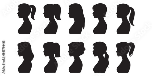 silhouette of woman