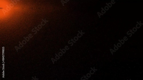 Abstract orange particle background motion graphics with glowing particles, seamless loop, 4K resolution and bokeh texture for video intros, presentations and modern social media edits