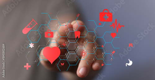 Healthcare futuristic techn...