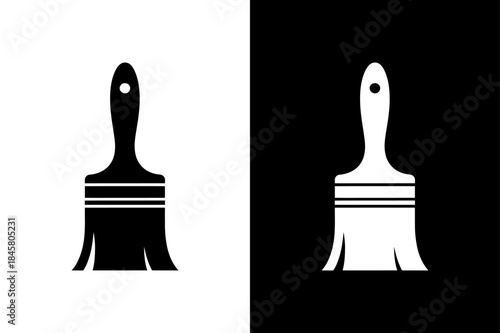 Paint Brush Icon Template Vector Illustration for Creative Design