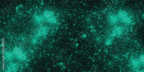 Deep teal textured background with subtle bright spots and a granular speckled effect creating a dark and atmospheric visual