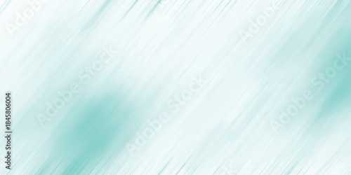 Soft Teal and White Diagonal Brush Stroke Background with Subtle Texture and Copy Space abstract green