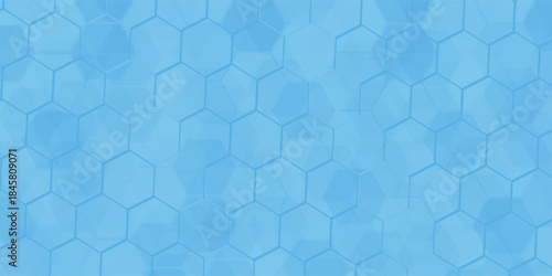 Background with blue honeycombs. Elements for your design illustration