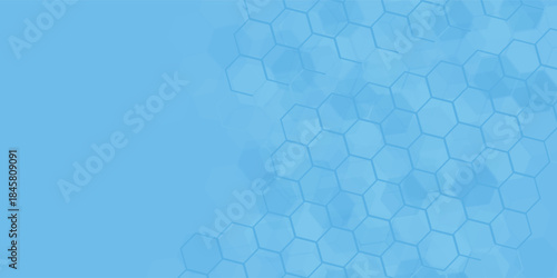Background with blue honeycombs. Elements for your design illustration