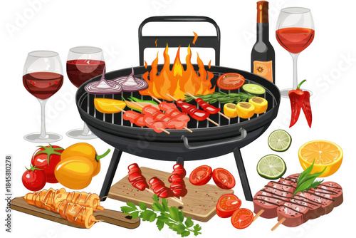 Captivating and lively abstract background. Vibrant and dynamic concept