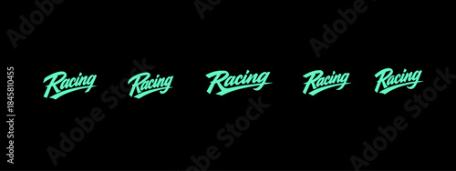 Racing Decal Lettering Vector Sticker Sport Typography Letters Download it in high resolution format and print in any size