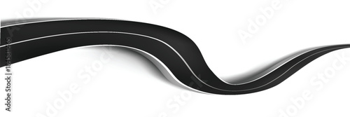 Highway or roadway background. Straight and winding road road. Seamless asphalt roads template. 11:11