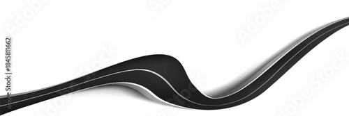 Highway or roadway background. Straight and winding road road. Seamless asphalt roads template. 11:11