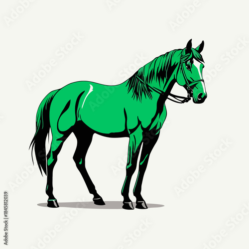 nice horse vector image