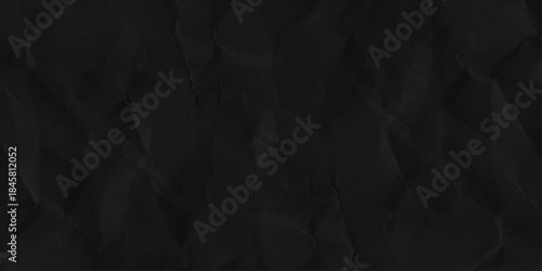 Paper texture Crumpled White. Crumpled black paper texture background. Top view.
