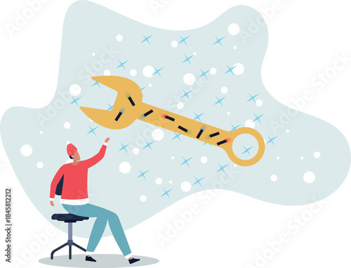 Fix business problem, help resolve problem, improve business in downturn or crisis management concept.life and employment of people.