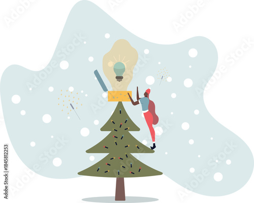 Think outside the box, creativity to create different business idea or motivation and innovation concept,life and employment of people.