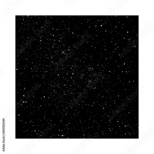 Stunning starry night sky with countless twinkling stars