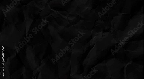 Paper texture Crumpled White. Crumpled black paper texture background. Top view.