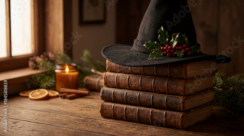 Witchy Yule altar