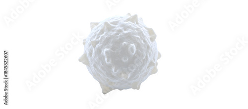 White blood cell leukocyte immune system medical 3d rendering