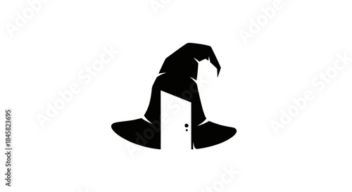 Whimsical Wizard Hat Doorway: A Portal to Magical Realms.