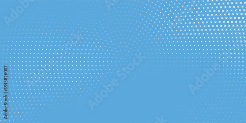 Abstract blue futuristic background. Blue Halftone Dot design background.