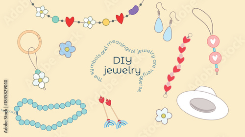 Cute DIY Jewelry Collection with Meaningful Symbols