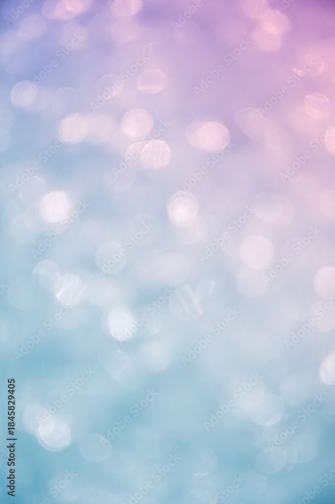 Fototapeta premium Colorful blurred circles abstract background. Christmas bokeh background. Blurred bokeh.