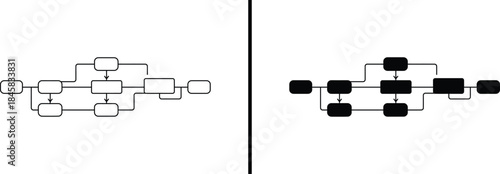 Market Stall Icon. Street Vendor, Local Business, and Retail Vector