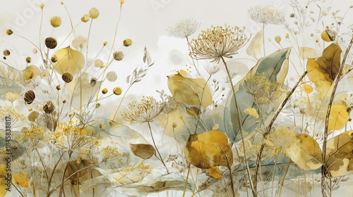 watercolor botanical Rose flower flowers texture template background.Elegant wedding invitation card background . Minimal hand painted Design for wedding or Valentine's Day