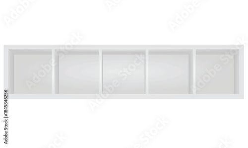 Wooden pot box. vector illustration