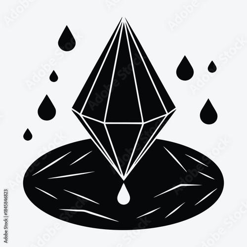 Drone line art White background illustration Generative Ai