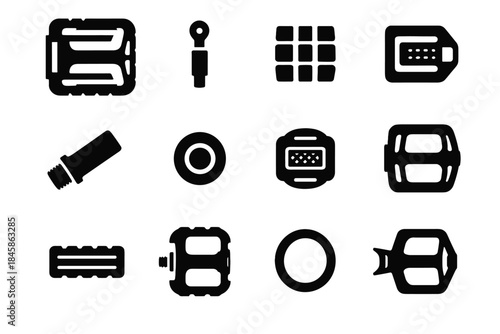 Notch icons pocket vector icon stabilizer ring fold support bike pedal spindle