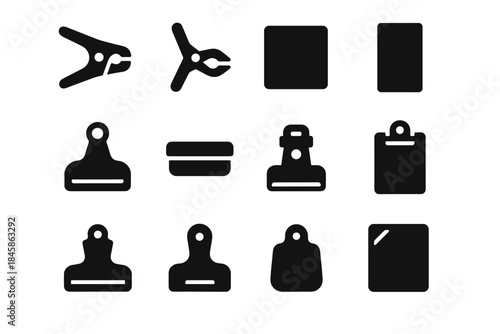 Vector icon stabilizer top laundry thin tab spring corner panel set small