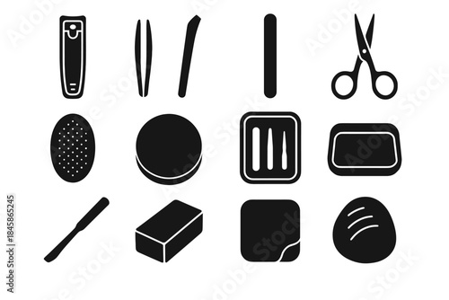 File travel contour plate grooming icon icons slab bead tray organizer vector