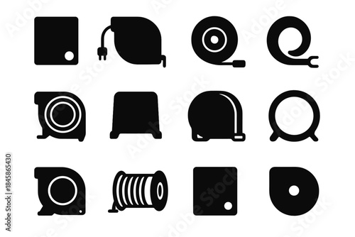 Arc stabilizer icons slab cable panel tile shell icon cavity retractable compact