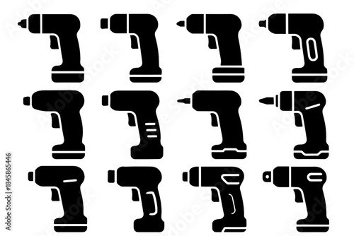 Ribs driver vector battery foot hook electric housing side opening icon