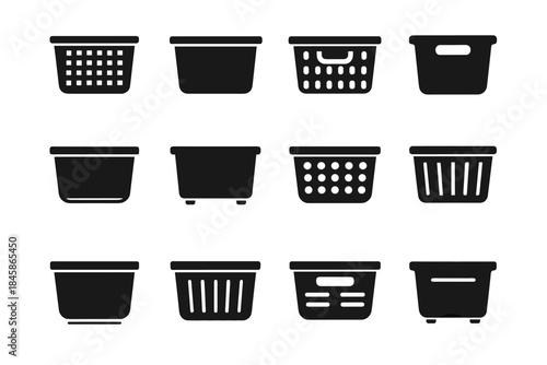 Panel strip wide handle arc storage plastic pad icon icons ridge vector