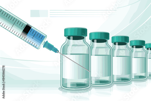 Vaccine Injection and Vials