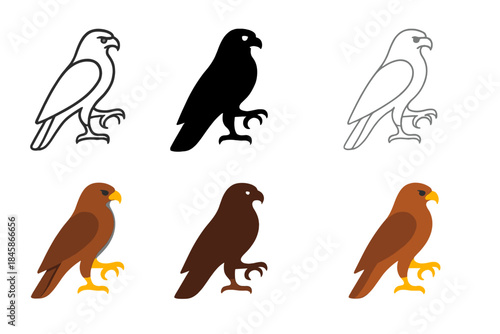 Hawk in Flight. Hawk Prey Talon, minimalist natural form reflecting agility, dominance, and fierce elegance, first in line style