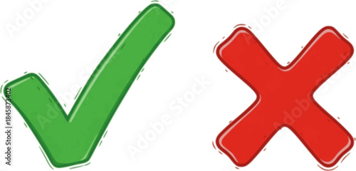 Green approved checkmark red rejected cross vector, approved, rejected, checkmark, cross, green, red, stamp, seal, symbol, graphic, design, confirmation, denial, yes, no, decision, choice, option