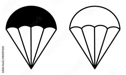Parachute icons