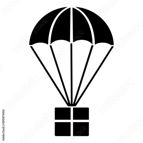 Parachute vector icon